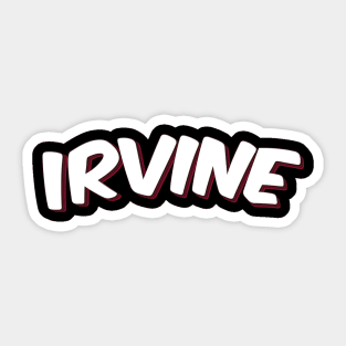 Irvine Sticker